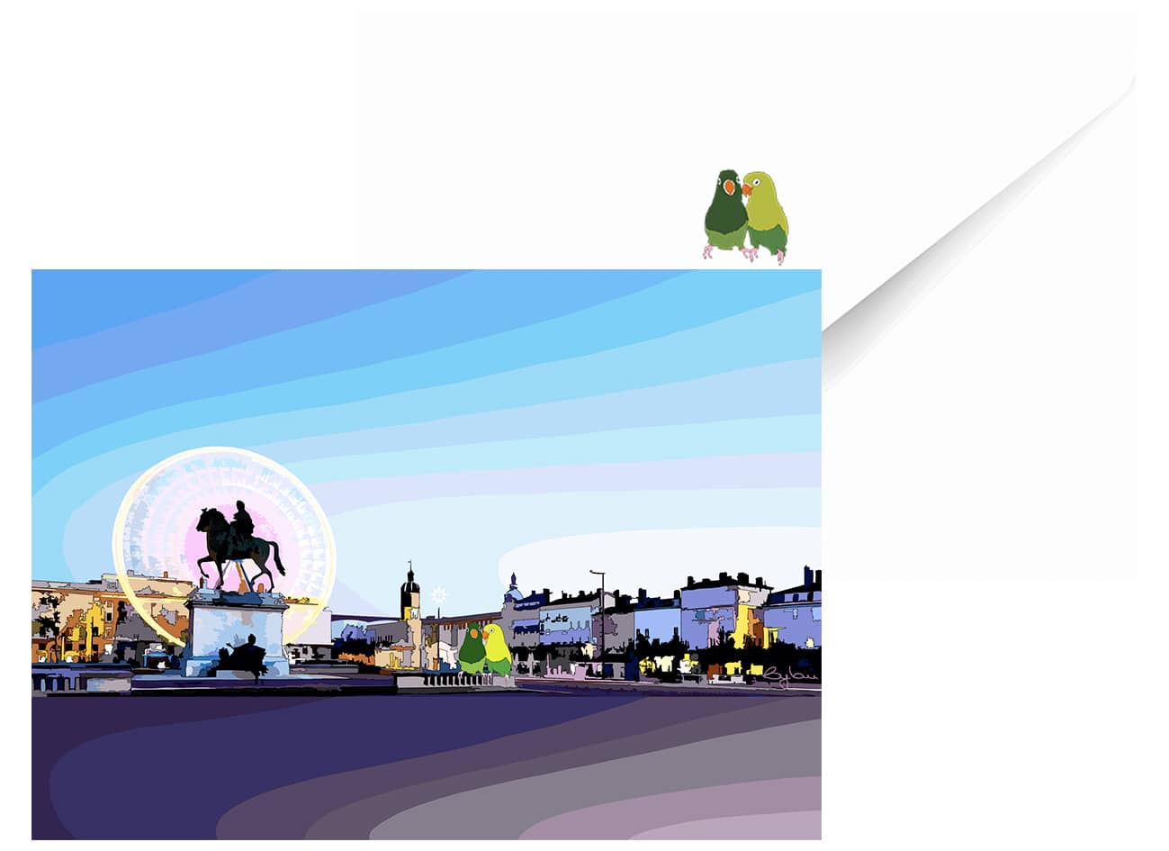 ILLU CARTE Bellecour By Lau RECTO ok copie