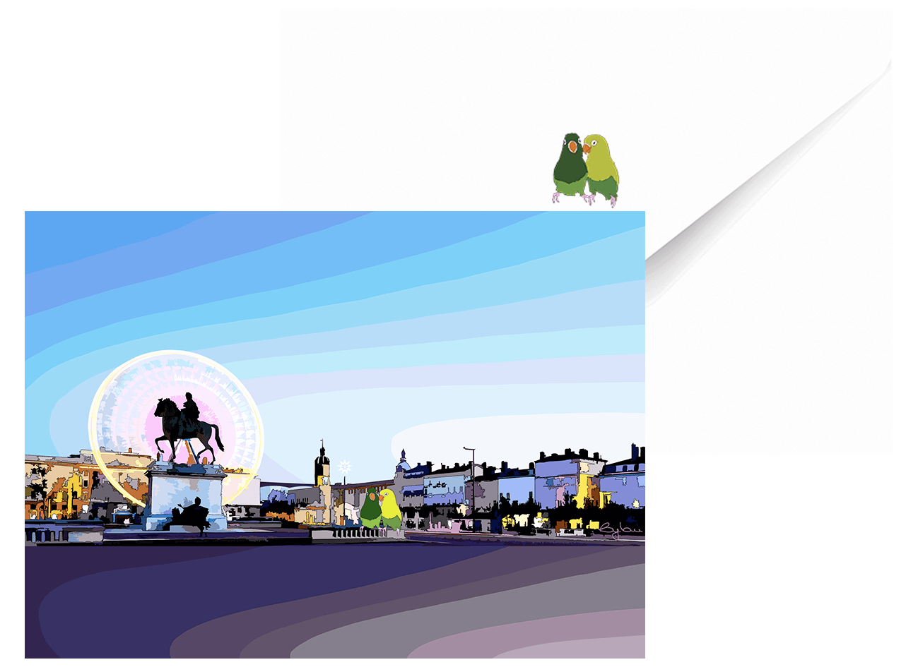 ILLU CARTE Bellecour By Lau RECTO ok copie