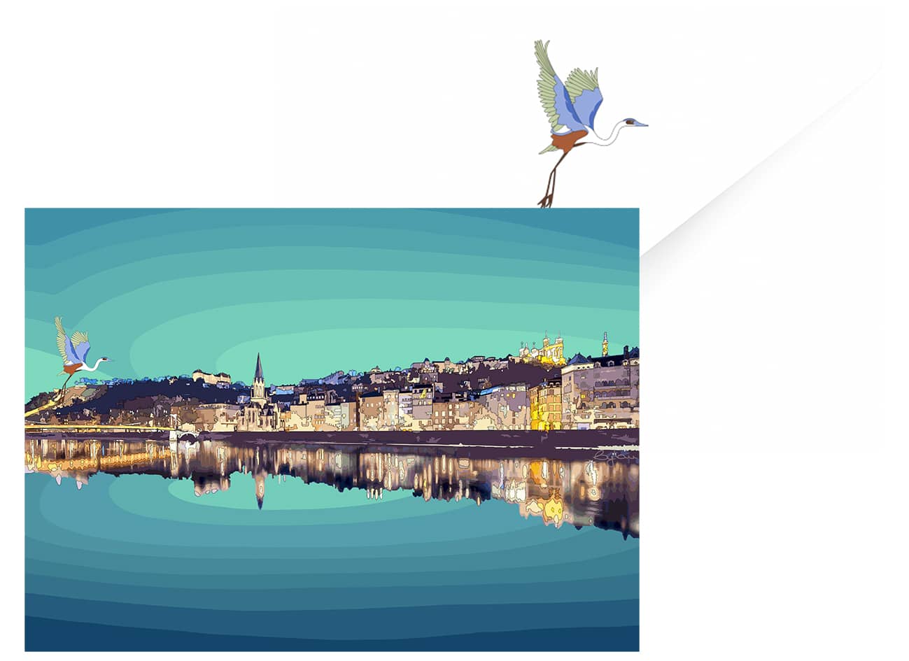 ILLU CARTE Quai de Saone By Lau RECTO ok copie